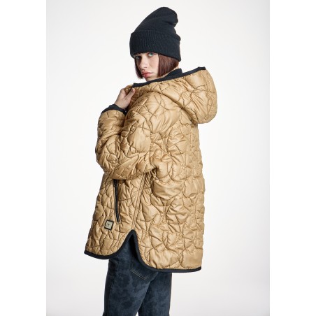 Parka Acolchada Camel
