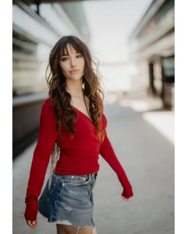 Camiseta Cruzada Roja