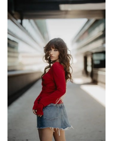 Camiseta Cruzada Roja