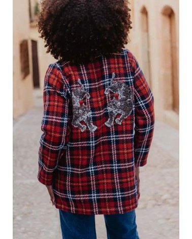 Chaqueta Cuadros Leopardas