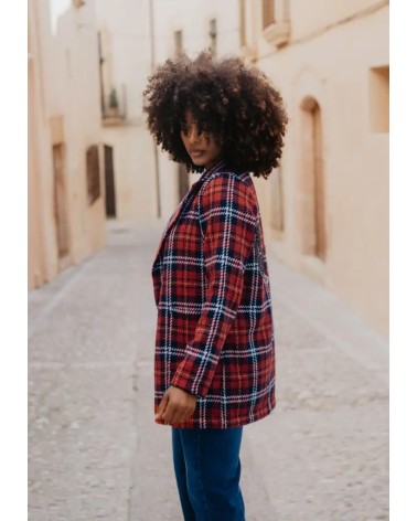 Chaqueta Cuadros Leopardas