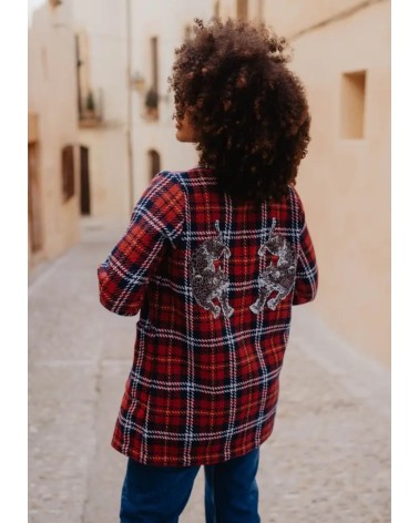 Chaqueta Cuadros Leopardas