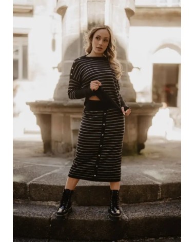 Falda Rayas Estrellas