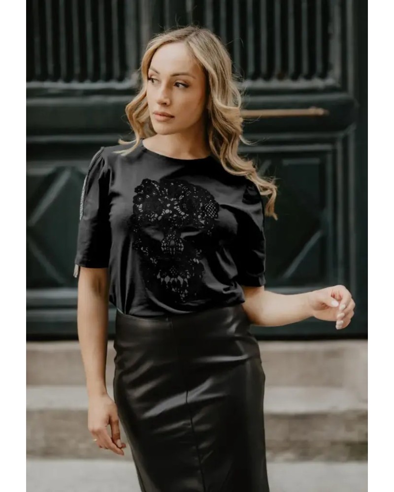 Camiseta Negra Calavera