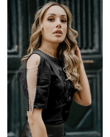 Camiseta Negra Calavera