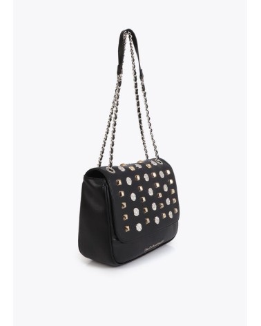 Bolso Bandolera Tachas Oro y Plata