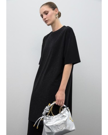 Bolso Bombero Bandolera Plateado