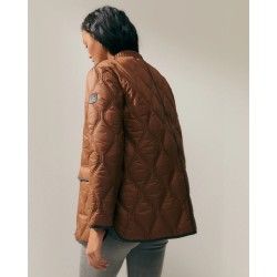 Parka Coñac Acolchada