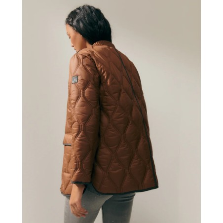 Parka Coñac Acolchada