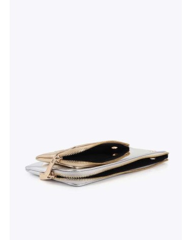 Monedero doble Metalizado