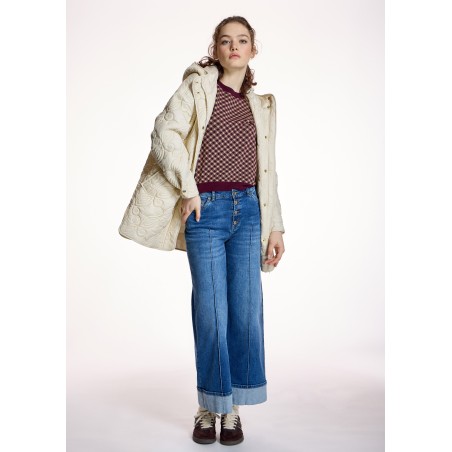 Vaqueros Rectos Vuelta Bajos