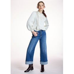 Vaqueros Rectos Vuelta Bajos