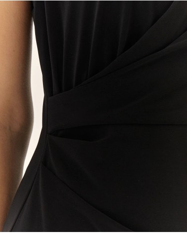 Vestido Midi Escote Barco