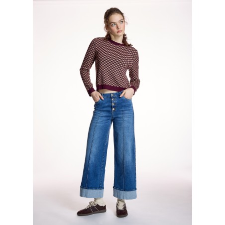 Vaqueros Rectos Vuelta Bajos