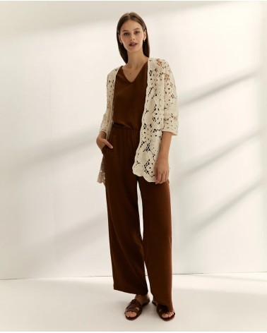 Chaqueta Tricot Beige