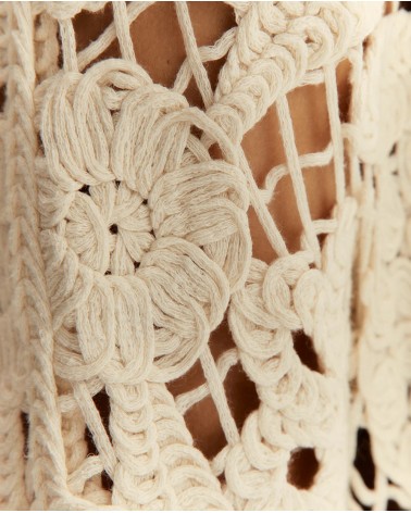 Chaqueta Tricot Beige