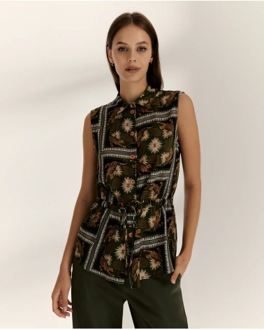 Blusa Estampada Safari