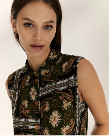 Blusa Estampada Safari