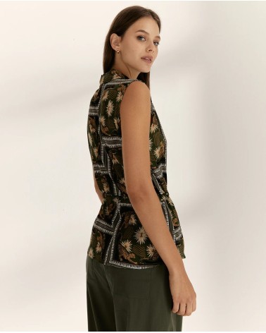 Blusa Estampada Safari