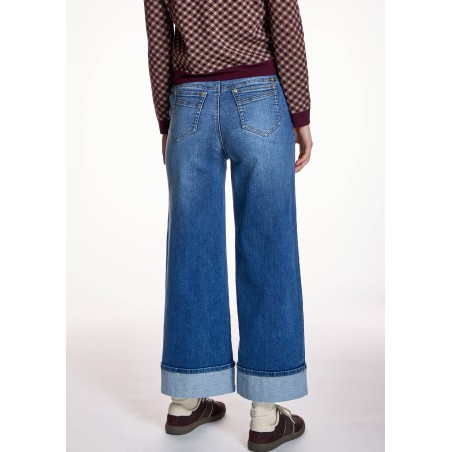 Vaqueros Rectos Vuelta Bajos