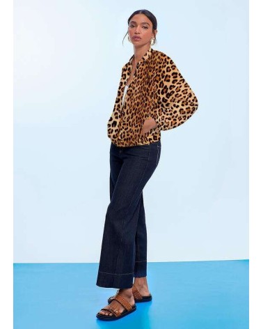 Chaqueta Bomber Animal Print