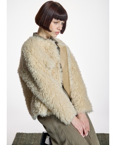 Chaqueta Teddy Cruda