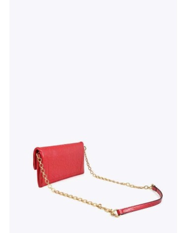 Bolso Bandolera Rojo Pliegues