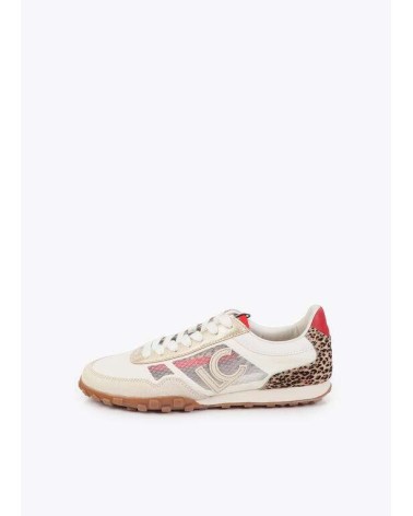 Zapatilla Rejilla y Animal Print