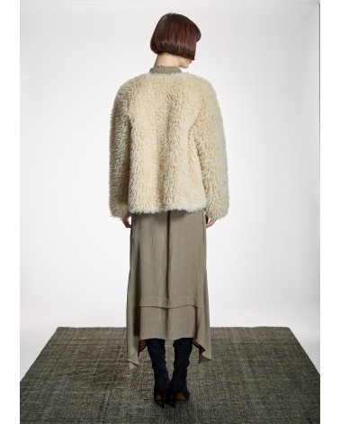 Chaqueta Teddy Cruda