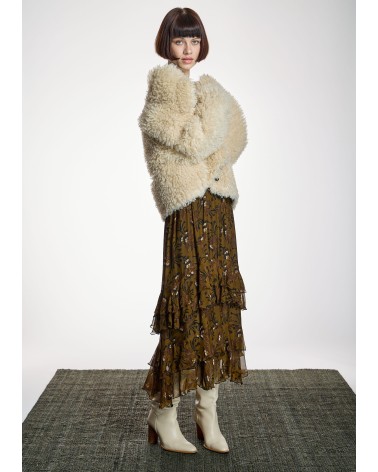 Chaqueta Teddy Cruda