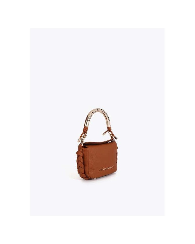 Bolso Mini Bandolera Camel Asa Troquelada