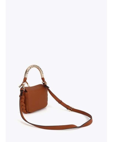 Bolso Mini Bandolera Camel Asa Troquelada