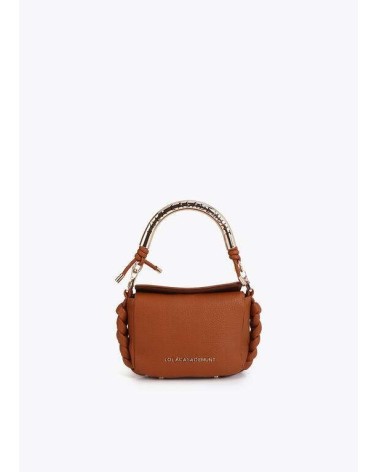 Bolso Mini Bandolera Camel Asa Troquelada