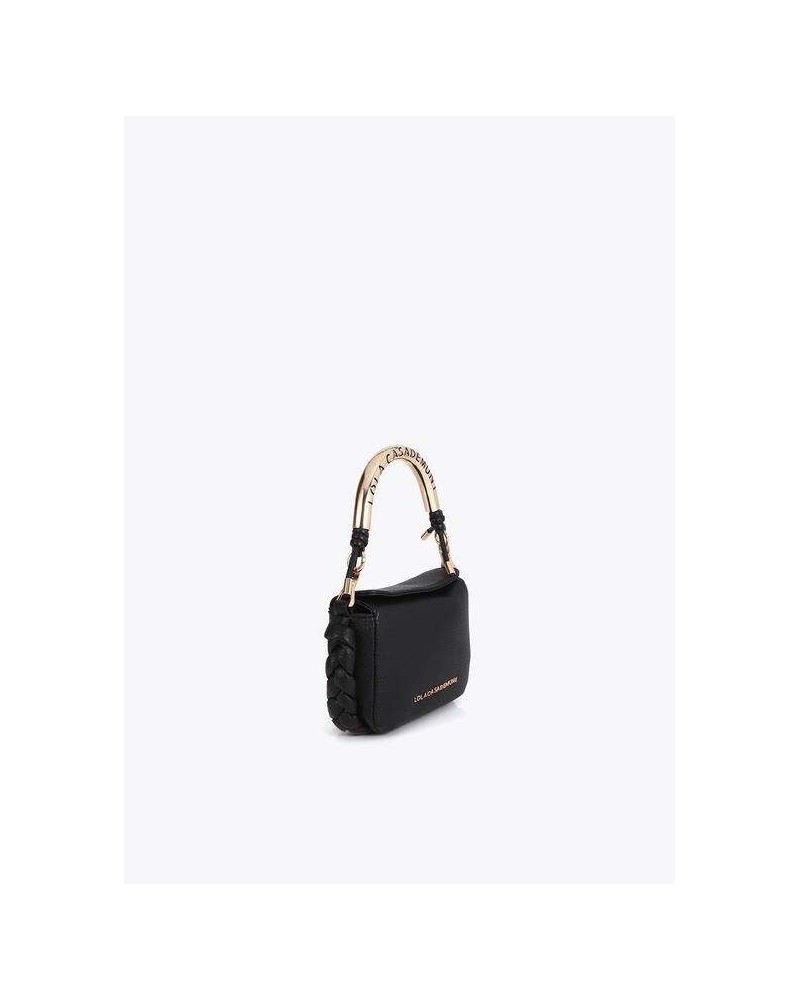 Bolso Mini Bandolera Negro Asa Troquelada
