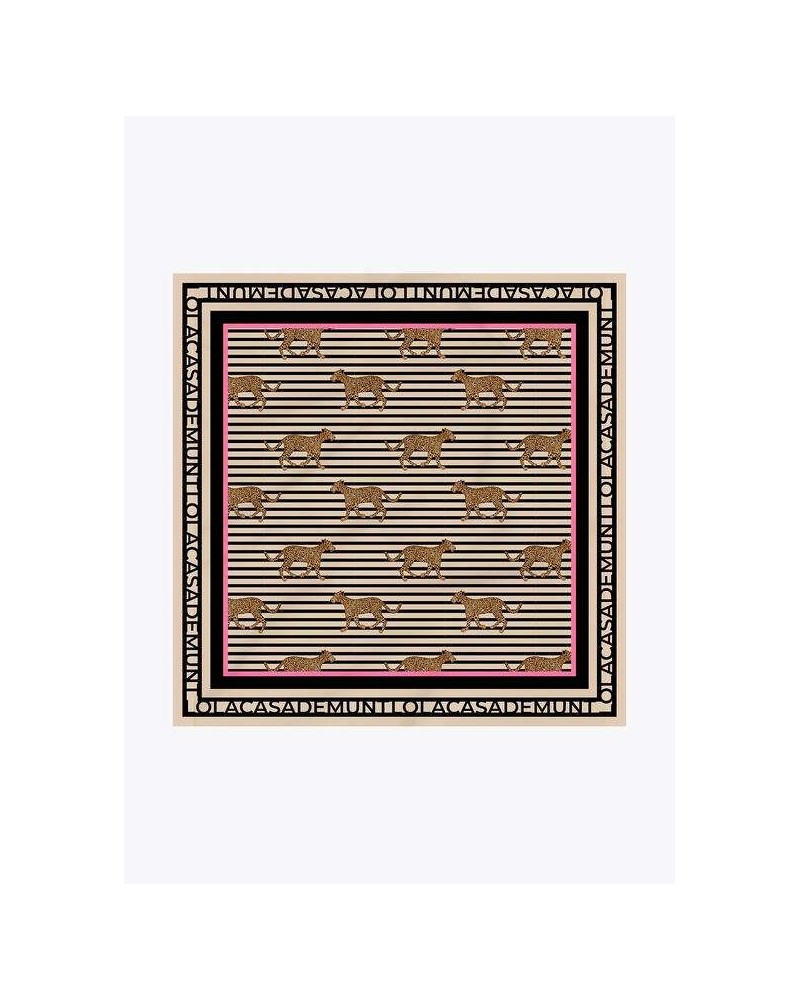 Pañuelo Satinado Animal Print