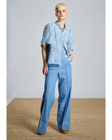 Denim Recto Detalle Botones