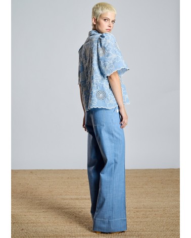 Denim Recto Detalle Botones