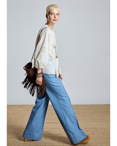 Denim Recto Detalle Botones