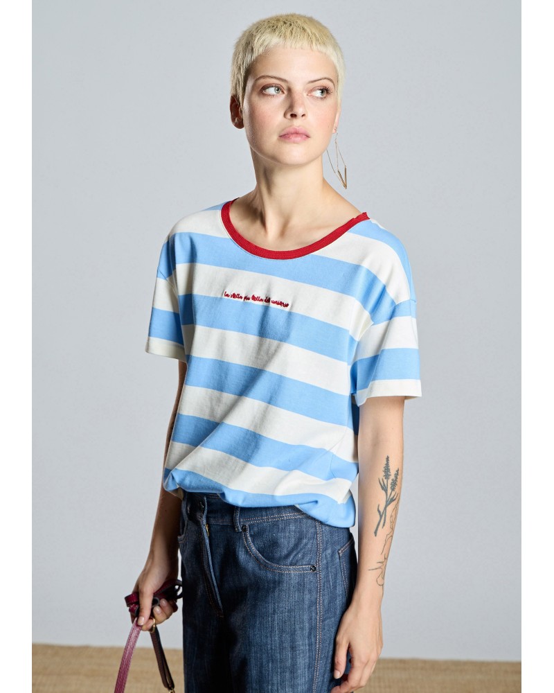 Camiseta De Rayas y Estrella