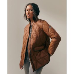 Parka Coñac Acolchada