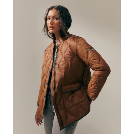 Parka Coñac Acolchada