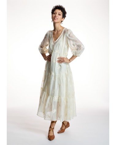 Vestido Crudo Romántico