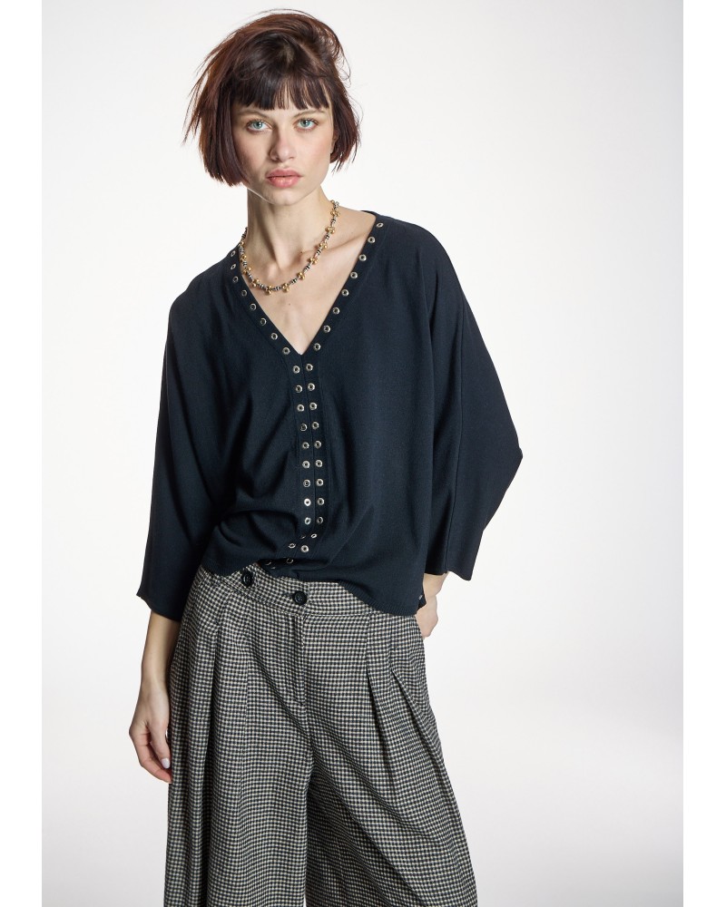 Jersey Camel Con Ojales Metálicos