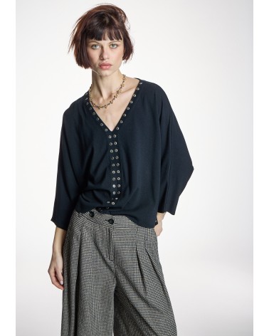 Jersey Camel Con Ojales Metálicos