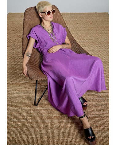 Vestido Cruzado Lila