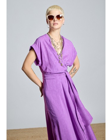 Vestido Cruzado Lila