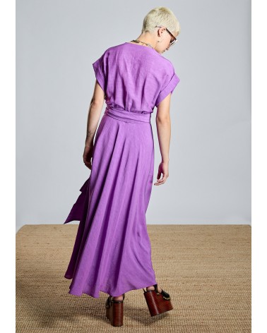 Vestido Cruzado Lila