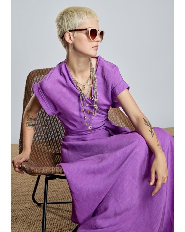 Vestido Cruzado Lila