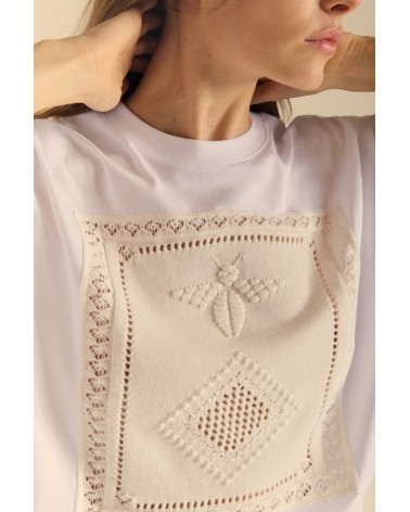 Camiseta Patch Tricot