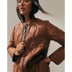 Parka Coñac Acolchada